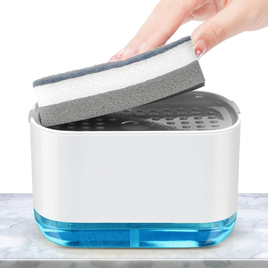 PORTA ESPONJA CON DISPENSADOR