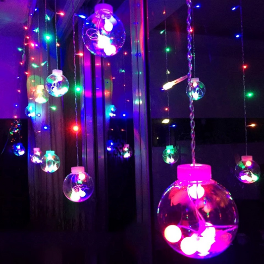 Cascada con punta de pelota colorido 3.50 metros