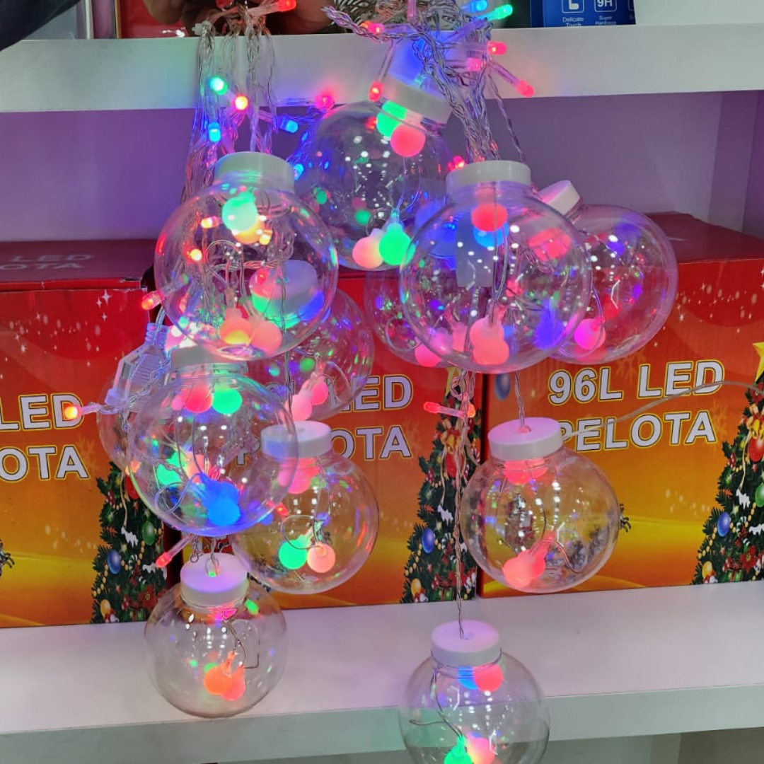 Cascada con punta de pelota colorido 3.50 metros