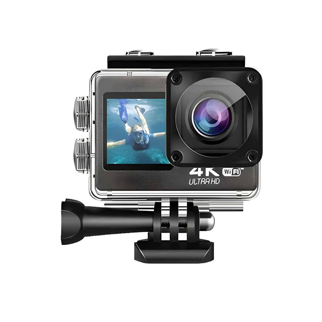 Cámara de Acción Abc A3070-V8 4K - NEGRO