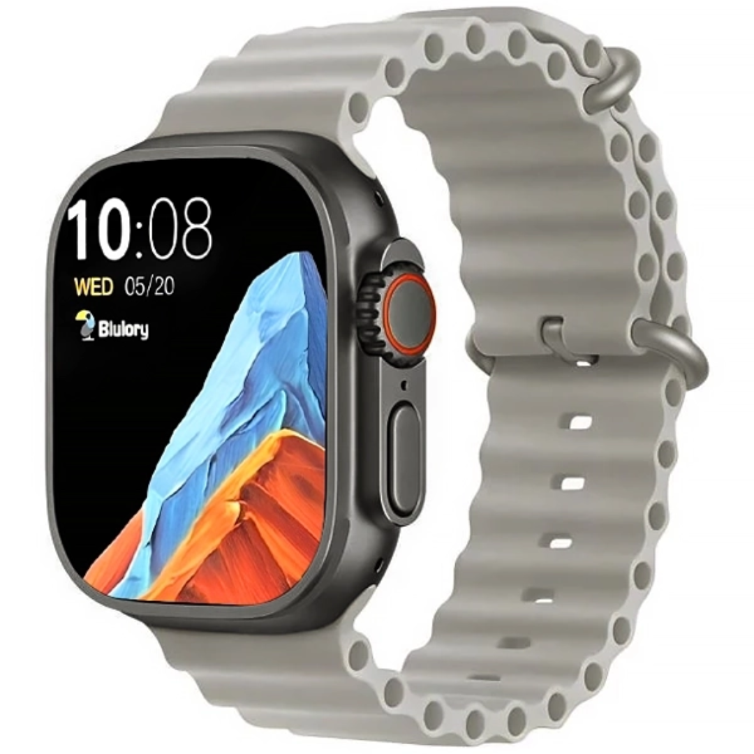 Reloj Blulory Ultra 2 2025 con GPS Bluetooth - Gris Beige