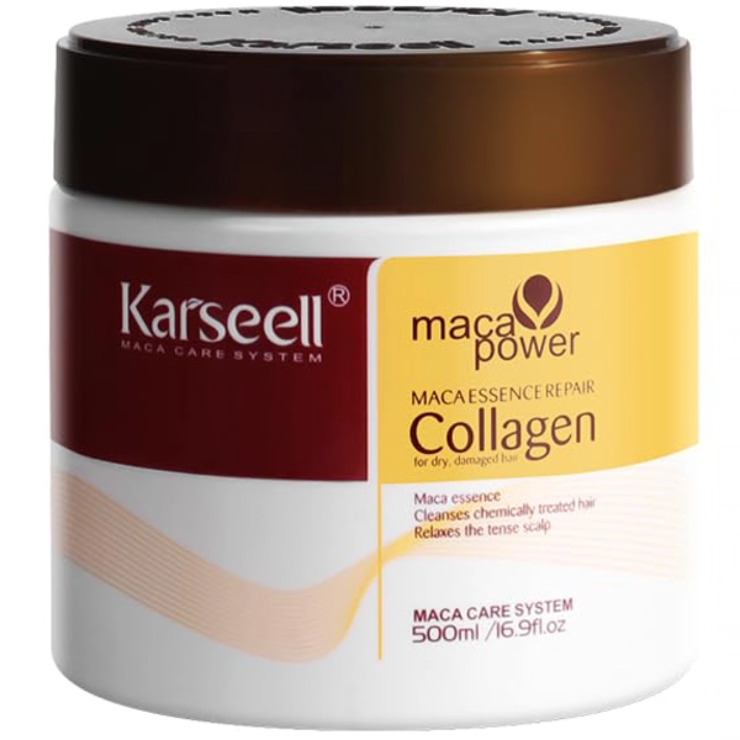 Mascara Capilar Karseell Maca Essence Repair Collagen 500 ml