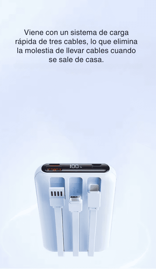Cargador Portátil MagSafe 3 en 1 EcoPower EP-C860 12000mAh
