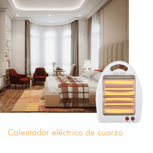 Estufa Eléctrica de Cuarzo Mega Star TC82 800W 220V — Blanco