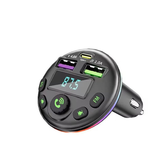 Transmisor FM Bluetooth con cargador 36w