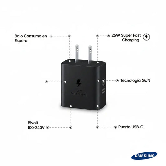 Cargador Samsung 25W Super Fast Charging