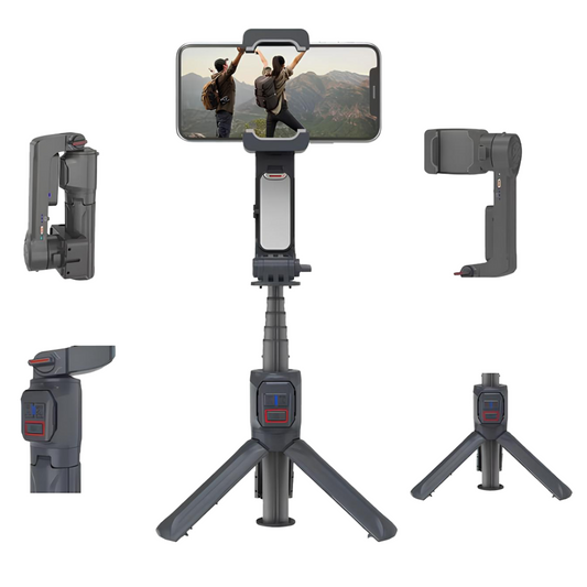Estabilizador Gimbal abc A3041-A10 - Bluetooth - Negro