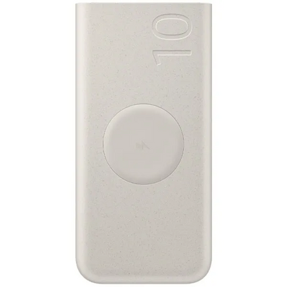 Cargador Portàtil Wireless Samsung EB-P2510 10.000 mAh para Smartphones - Beige
