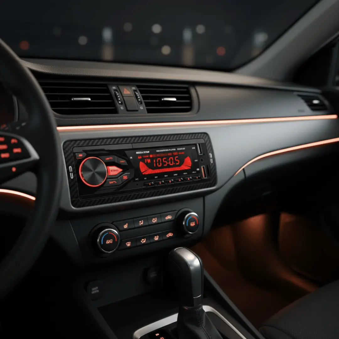 Radio Automotriz MegaStar CDX261BT 4 de 65 watts con Bluetooth USB