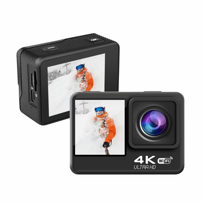 Cámara de Acción Abc A3070-V8 4K - NEGRO