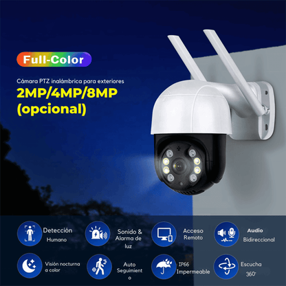 Cámara WiFi Domo PTZ VeeZoom WS-Q202B 2MP