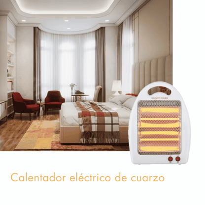 Estufa Eléctrica de Cuarzo Mega Star TC82 800W 220V — Blanco