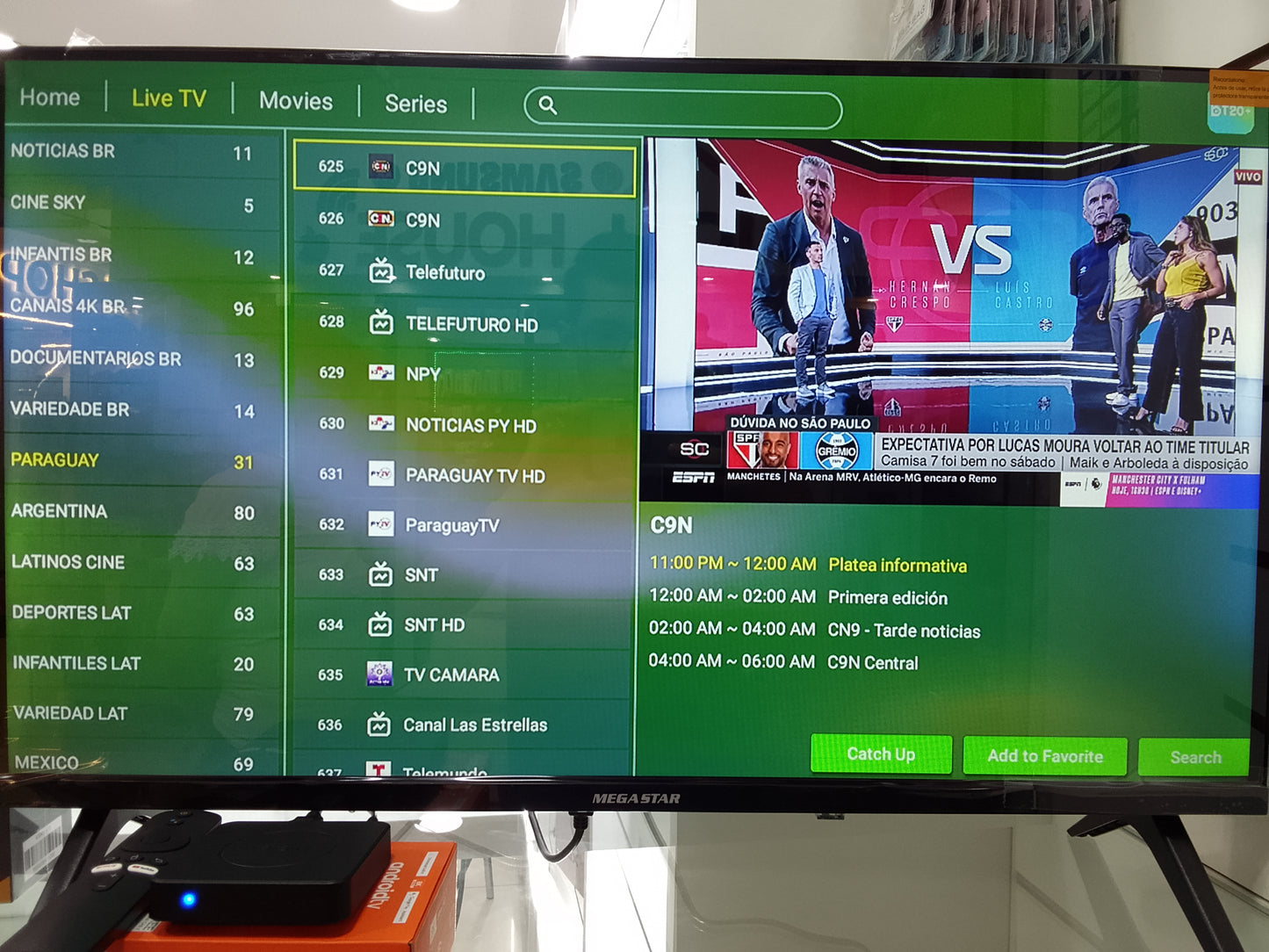 Tv box Mortal Q1 android 14 con sistema