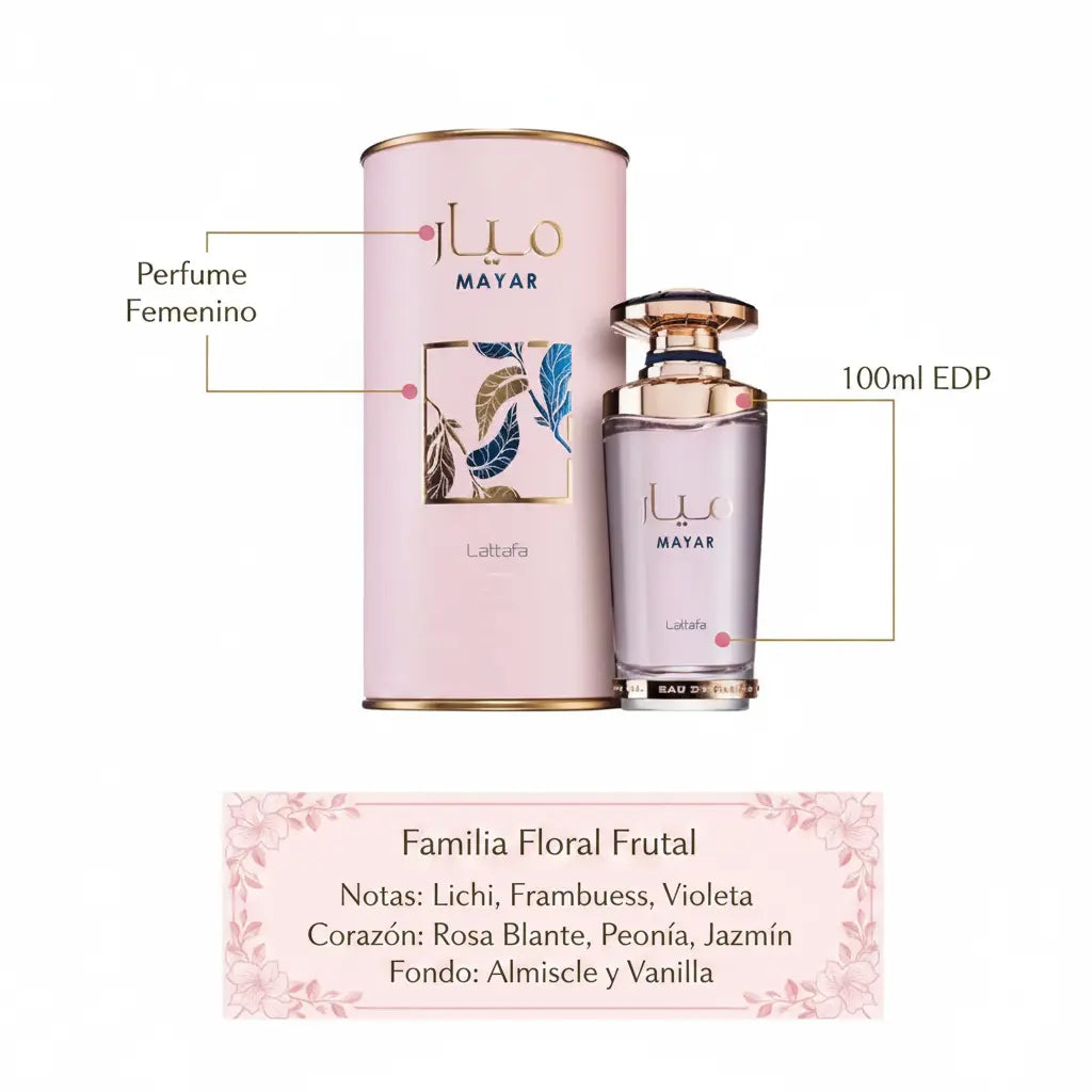 Perfume Femenino Lattafa Mayar EDP 100ml