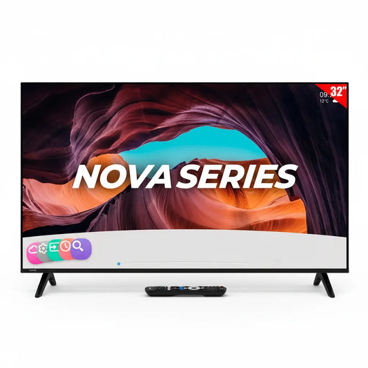 Smart TV LED 32" Quanta QTWTV32 HD Whale OS con Conversor Digital
