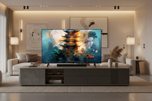 Smart TV LED 55" Quanta QTGTV55 4K Ultra HD Google TV Chromecast Integrado