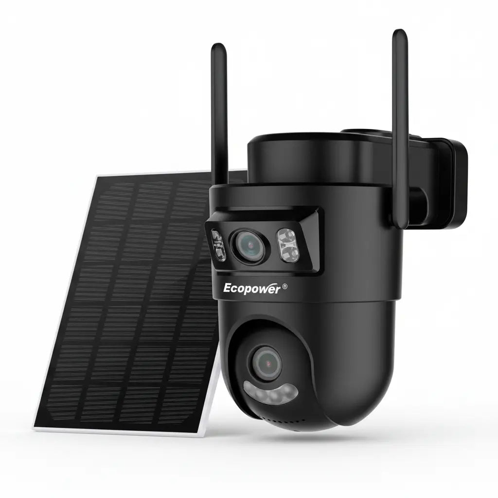 Cámara Solar 4G Ecopower EP-C054 4MP PTZ con Memoria de 64gb